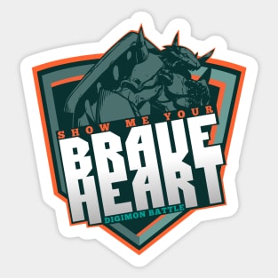 digimon brave heart Sticker